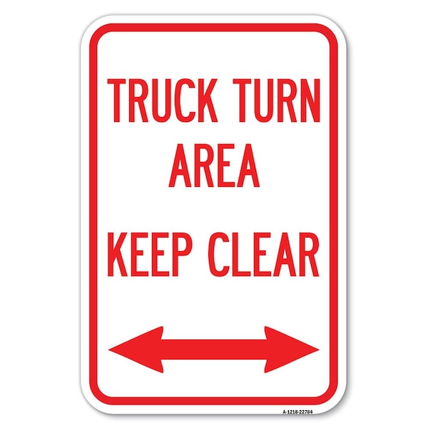 Safety Sign, 12 in Height, Aluminum, 18 in Length, 22784